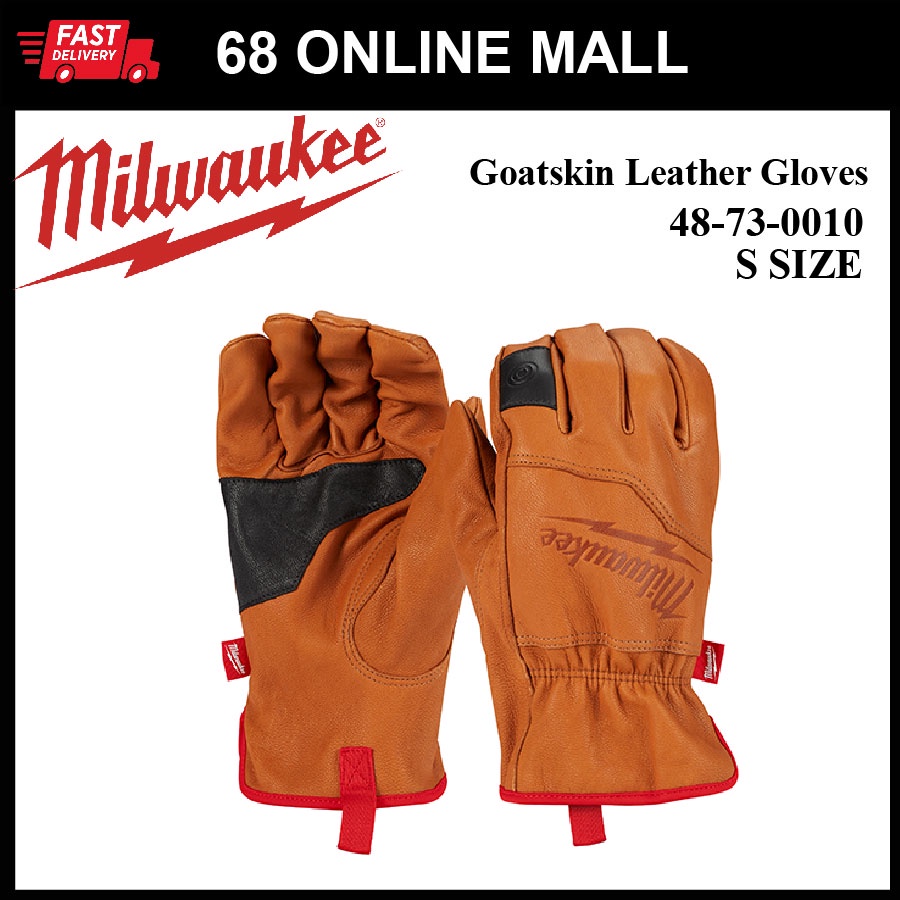 Milwaukee 48-73-0011 Goatskin Leather Gloves - M