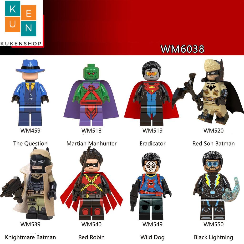 Minifigures DC Unique Batman Robin Character Models WM6038 | Shopee ...