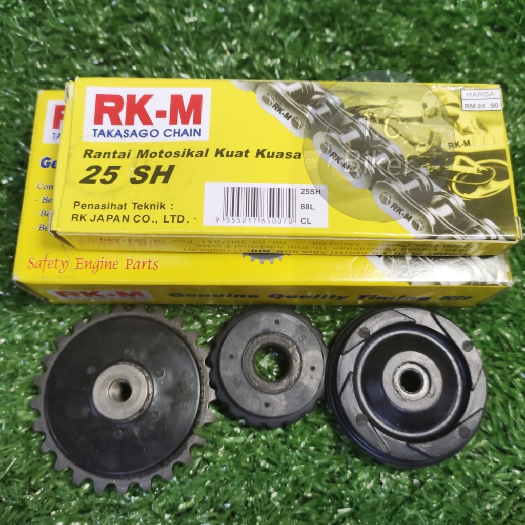 ORIGINAL RKM TIMING CHAIN / TIMING KIT SET HONDA EX5 DREAM / WAVE100