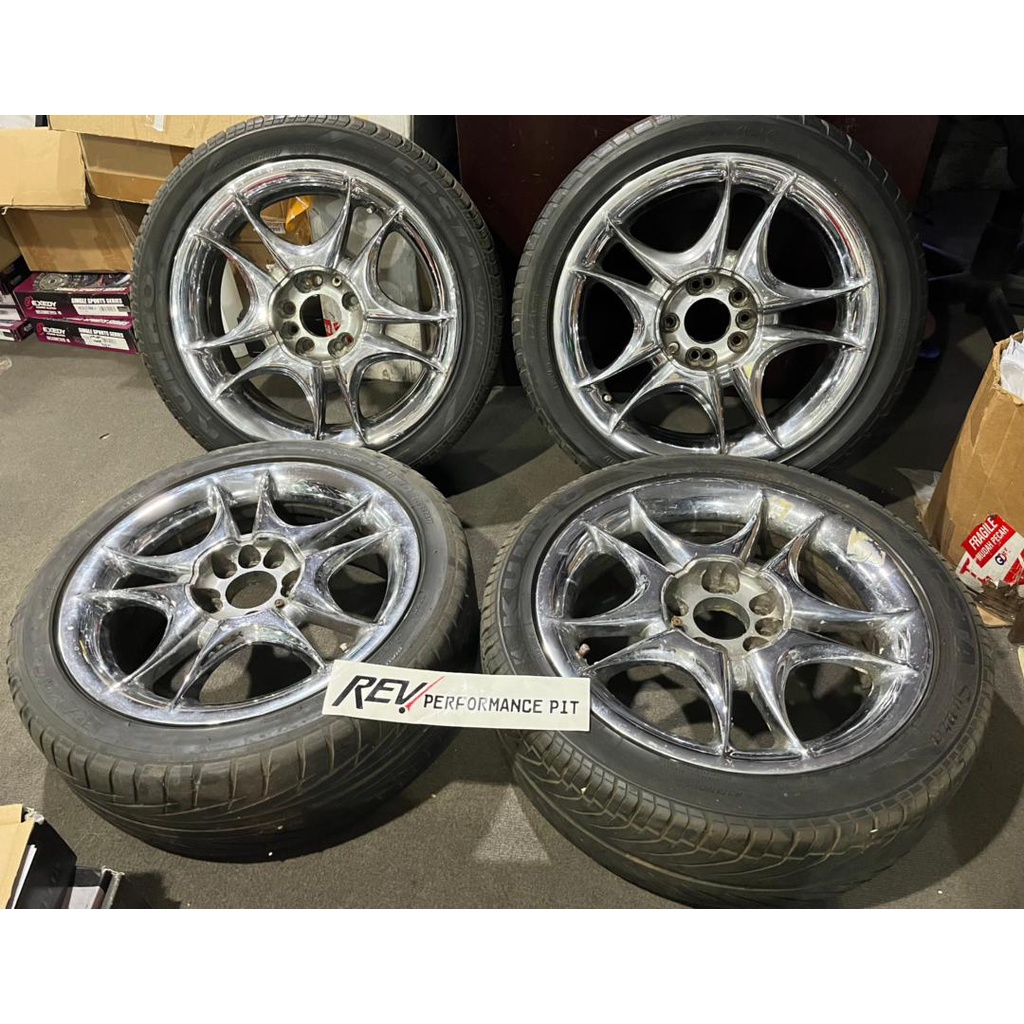 Second hand Wheel tire with rim 17 inch 5x114.3 (self collect) Shopee Malaysia