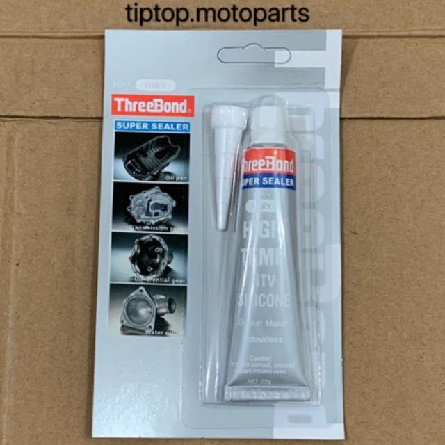 HIGH TEMP RTV SILICONE GASKET GUM ENGINE GUM GREY THREEBOND | Shopee ...