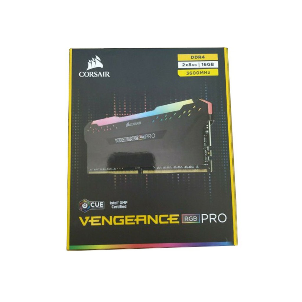 Corsair Vengeance RGB PRO 16GB (2X8GB) 3600Mhz DDR4 Desktop Memory Kit ...