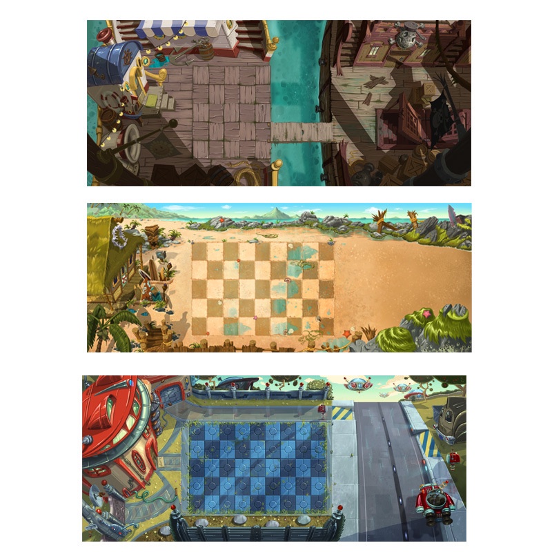 New battle map game Plants vs. Zombies Game accessories Waterproof and ...
