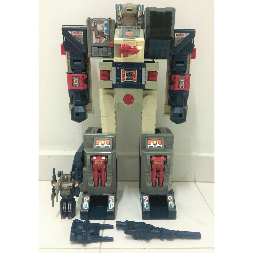 AUTHENTIC Transformers G1 Headmasters Fortress Maximus Cerebros Cog Vintage 1987 Complete With