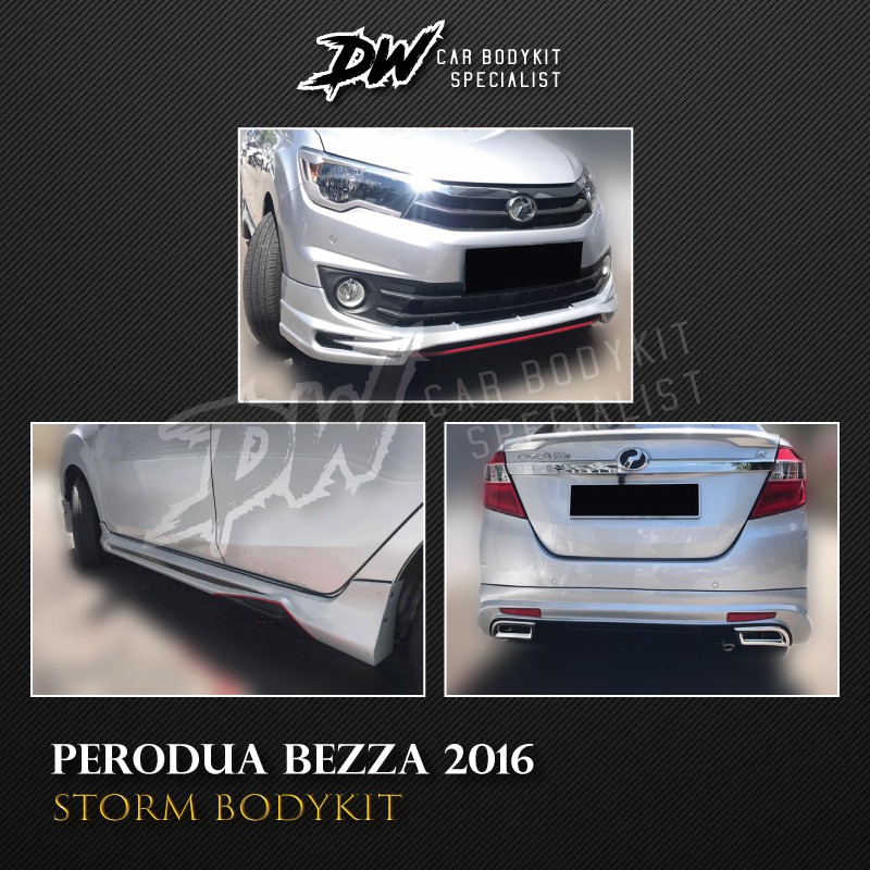 Perodua Bezza 2016 Storm Bodykit Fullset/Parts | Shopee Malaysia