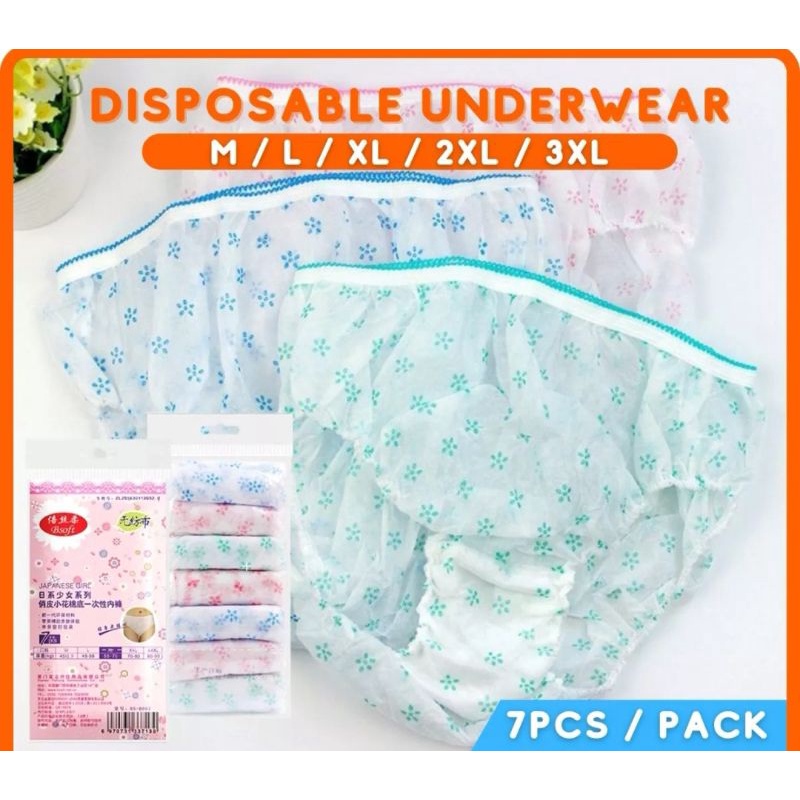 Maternity Panties Pregnant  Maternity Disposable Underwear - 7pcs