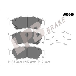 LPB Brake PaD Toyota Camry (XV10) SXV10 2.2 91'-96,SXV20 2.2 96