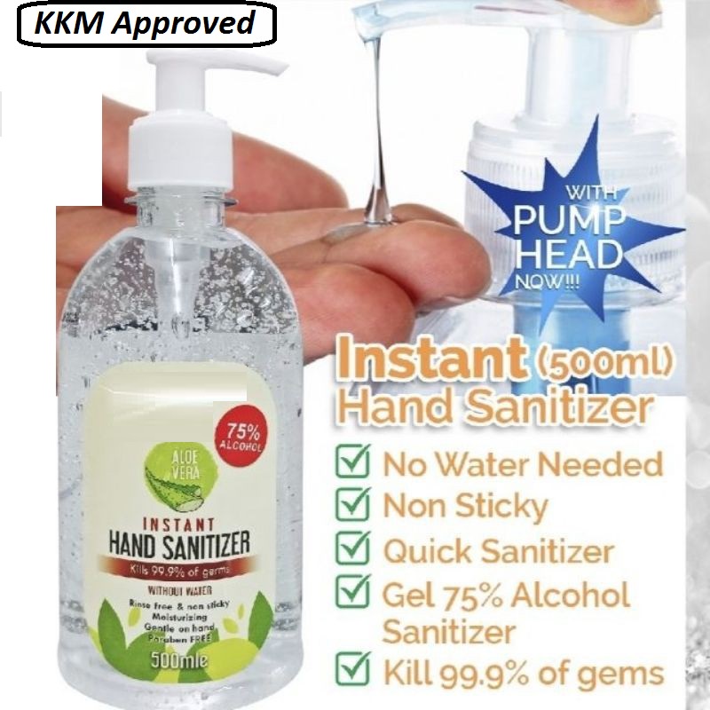 [ Ready Stock ] (SALE) AntiVid Instant Hand Sanitizer 500ml ( KKM