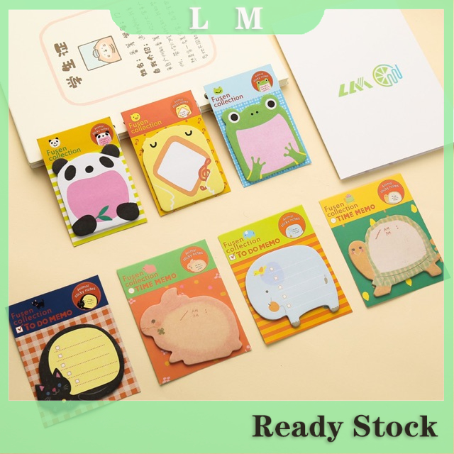 LM. sticky Post-it notes notebook Cute note paper Student stationery ...