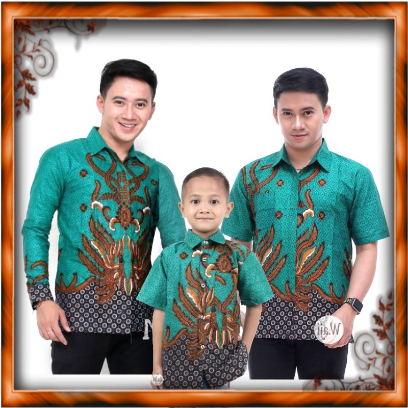 Father Son COUPLE Clothes, Father And Son BATIK Clothes, Family BATIK ...