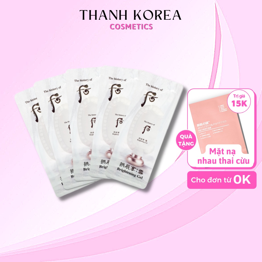 Whoo Brightening Peeling Gel Whitening Form, Package 1ml | Shopee Malaysia