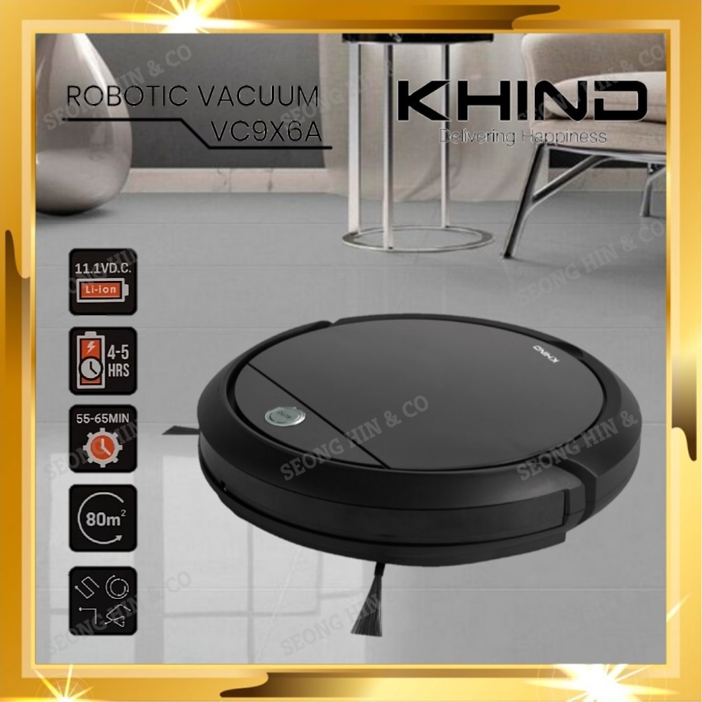 KHIND VC9X6A Robot Vacuum ROBOTIC VACUUM / ROBO ROBOT VACUUM WITH MOP