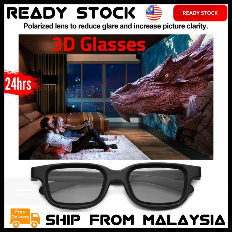 5 X Occhiali Passivi 3D Blu Bambini Per TV Passive Proiettori - Foto 9