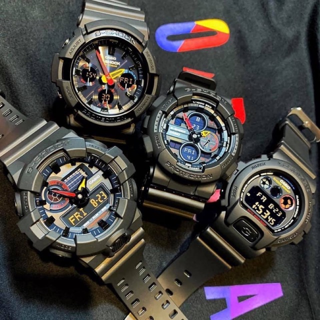 Casio G-Shock Neon Tokyo Street Designed Series GA-700BMC GA-140BMC  GAS-100BMC DW-6900BMC