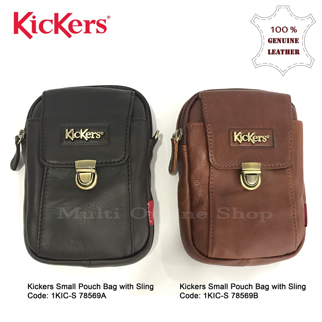 Kickers Genuine Leather Small Pouch Witch Sling Bag 1KIC-S 78569A And ...