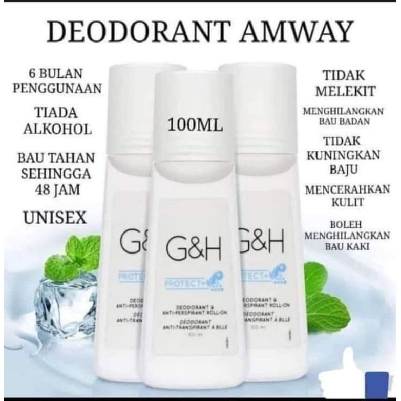 G&H ROLL ON DEODORANT (AMWAY) Shopee Malaysia