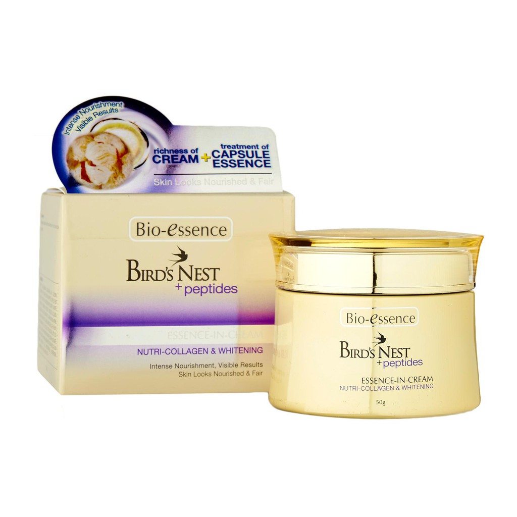 BIOESSENCE bird's nest + peptides essenceincream 50g Shopee Malaysia