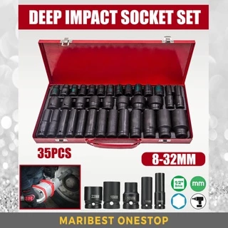 JET 12-Pc 1/2-in Drive Deep Metric Impact Socket Set - 6 Pt. 610310 - Foto 9