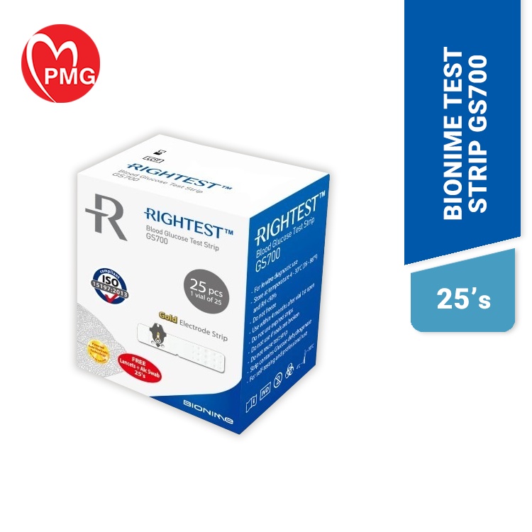 [PMG PHARMACY] Bionime Test Strip GS700 blood glucose monitoring