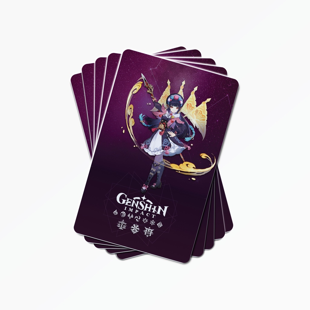 Genshin Impact Game Card Cover Sticker Access Touch n Go Skin ATM Bank ...