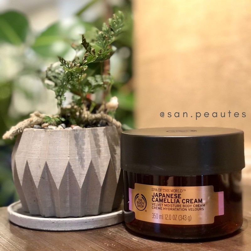 Spa of The world Japanese Camellia Cream The Body Shop 350ml Shopee