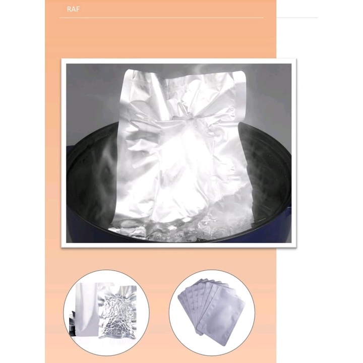 Retort Aluminum Foil Vacuum Bag/High Temperature 121°c Cooking Bag/Aluminium Food Bag 100PCS