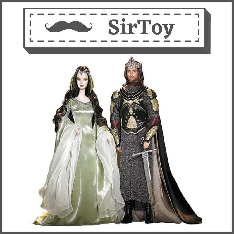 Barbie and Ken as Arwen and Aragorn in The Lord of the Rings