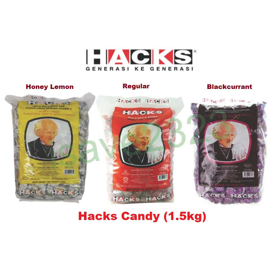 Gula Gula Hacks Candy Regular 18kg Honey Lemon 15kg