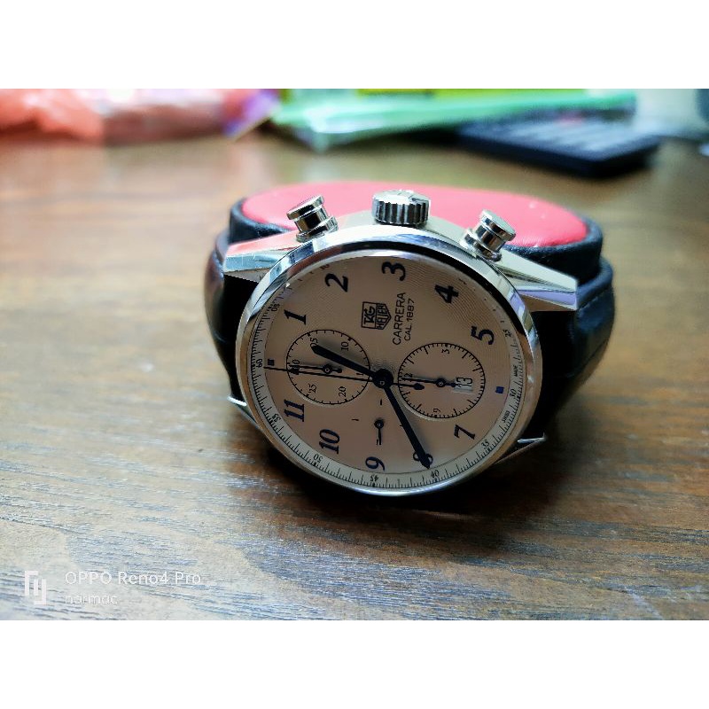 Tag heuer carrera discount calibre 1887 leather strap