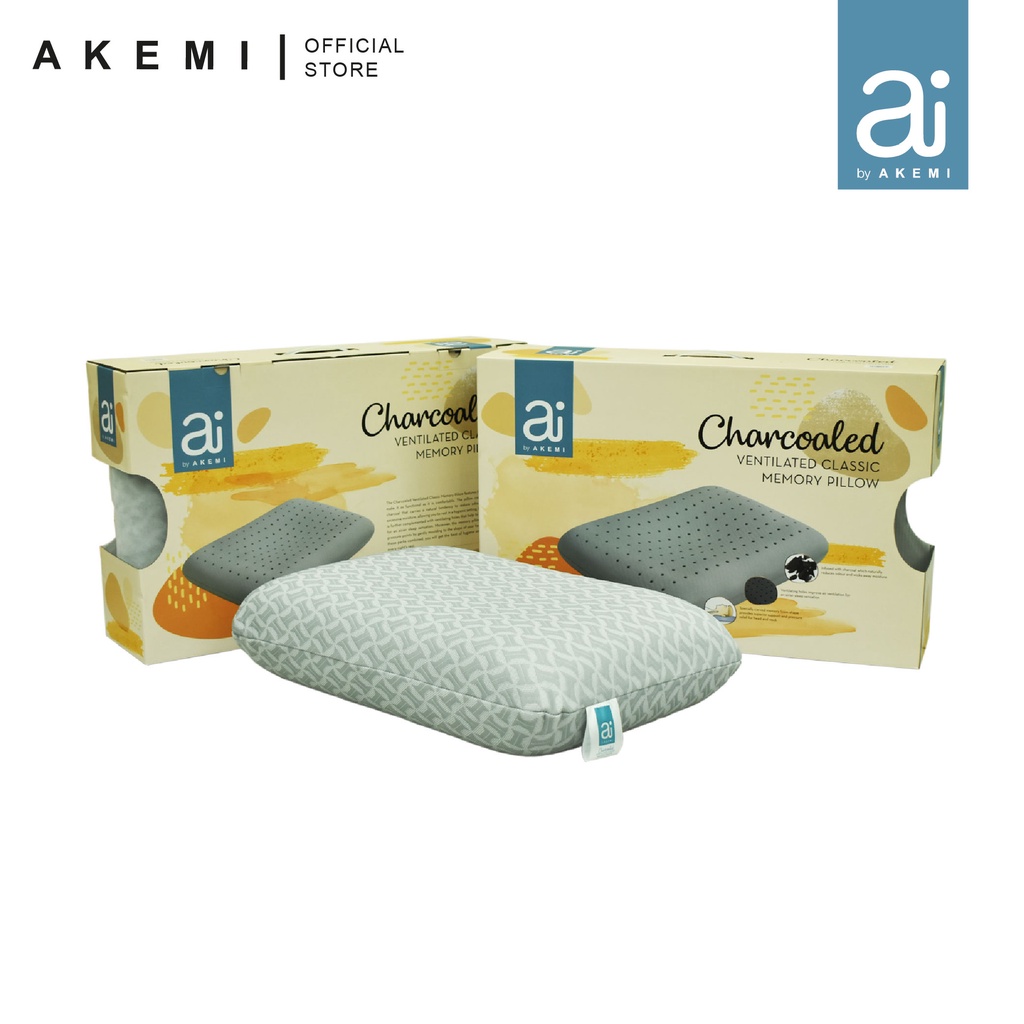 Akemi 2025 charcoal pillow