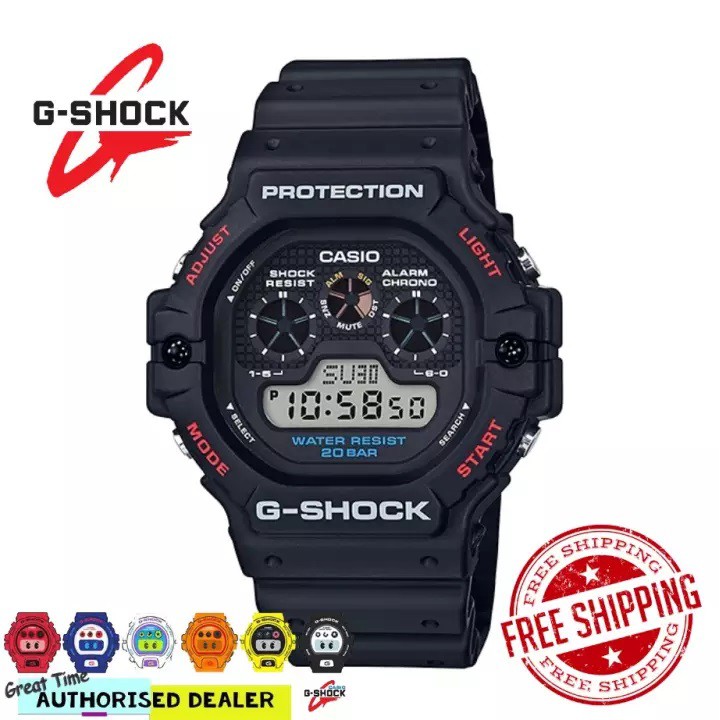 READY STOCK) Official Marco Warranty CASIO G-SHOCK DW5900 1 Tapak