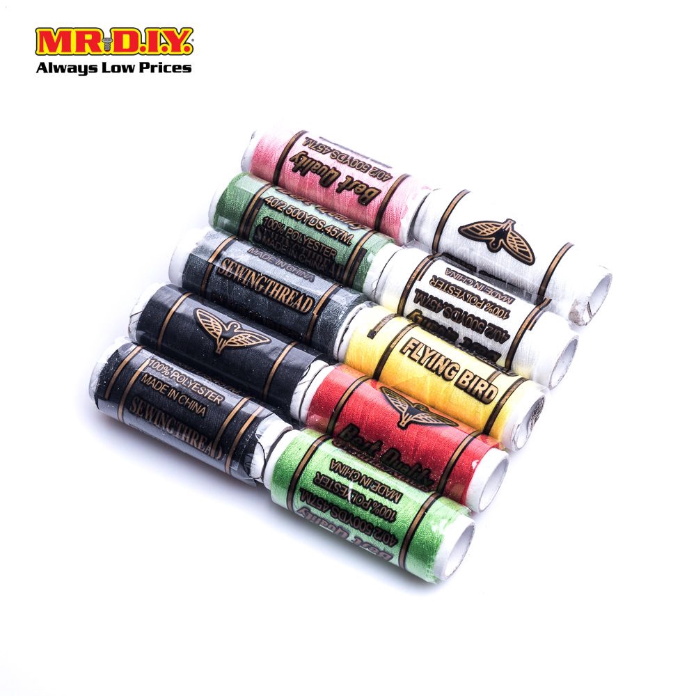 FLYING BIRD Sewing Thread Set (10 pcs) | Shopee Malaysia