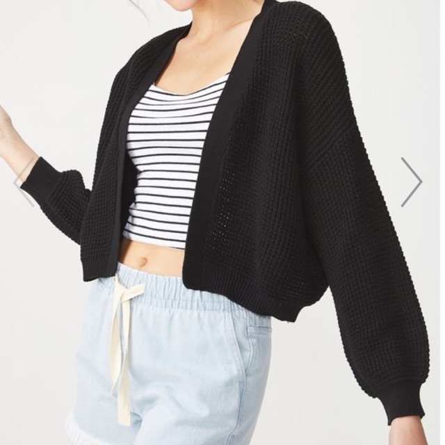 Black cardigan 2025 cotton on