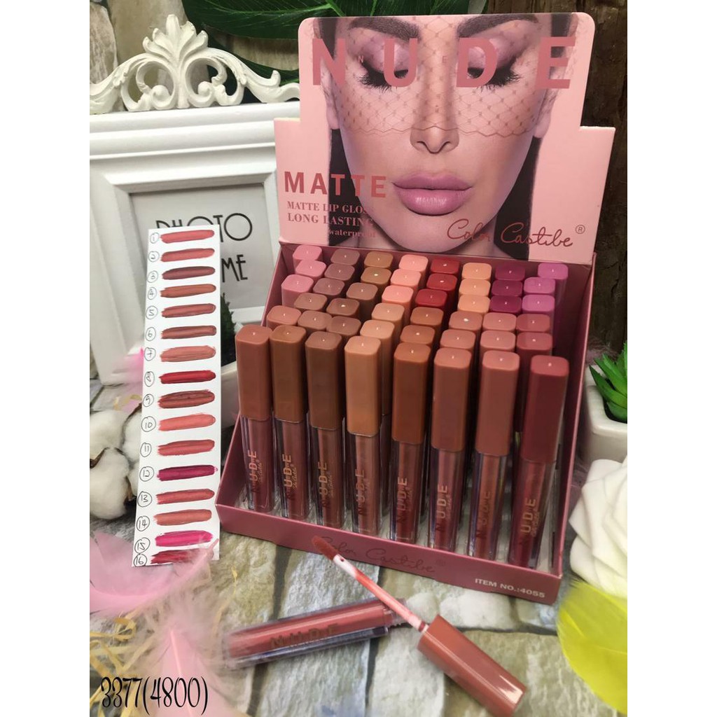 COLOR CASTLE NUDE MATTE 48pcs Shopee Malaysia