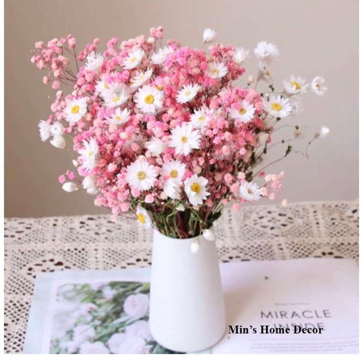 Set Of Dried baby Vases For The Living Room Table Decoration, Dried