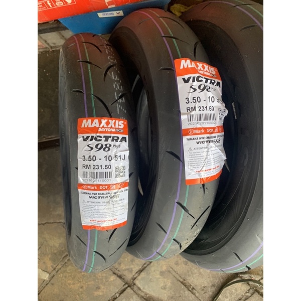 TYRE MAXXIS F1/S98 PLUS MAXXIS F1/S98 SPORT RACING SCOOTER TYRE 350-10 ...