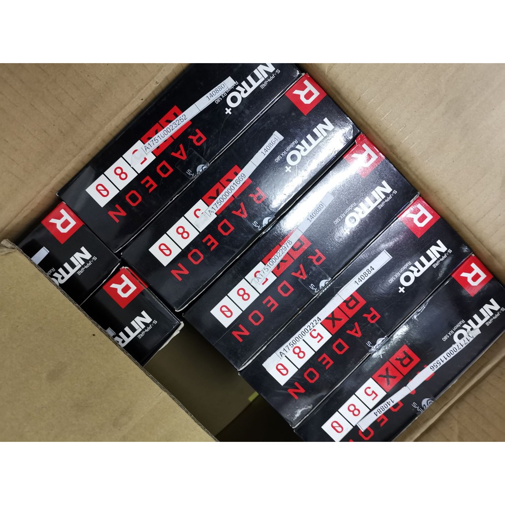 Sapphire Nitro+ Radeon RX580 8GB GDDR5 (BOX ONLY) | Shopee Malaysia