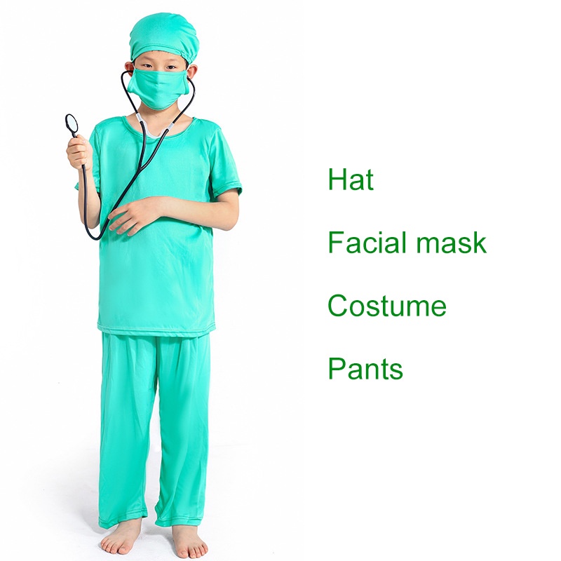 Kids Doctor Nurse Costume Boy and Girl Show Cosplay Costume | Shopee ...