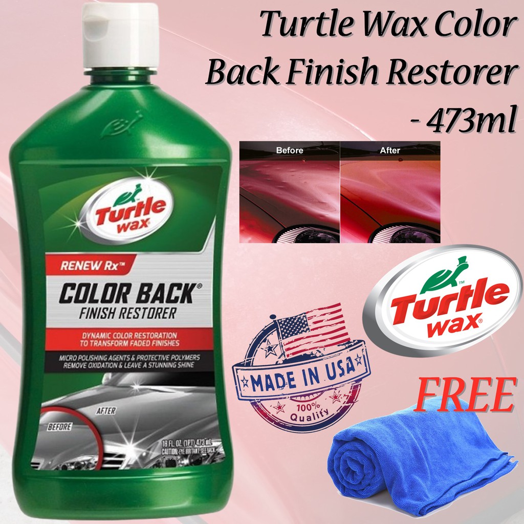 (100% Genuine Product) Turtle Wax Color Back Finish Restorer - 473ML ...