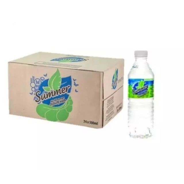 summer drinking water 1ctn (500ml x24btl) / ( 1.5litre x 12 btl ...