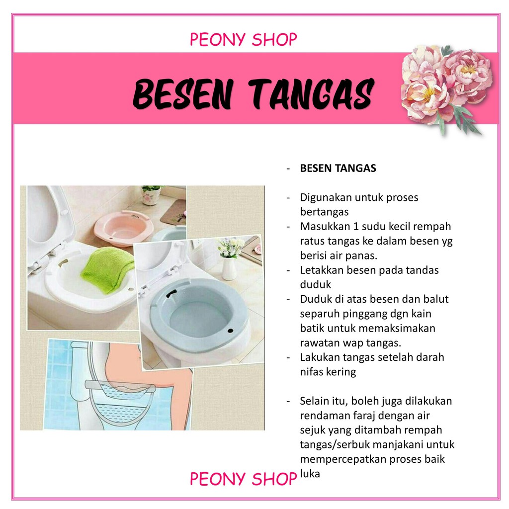 Set Tangas Besen Tangas Rempah Ratus Tangas Set Pantang Ummialya