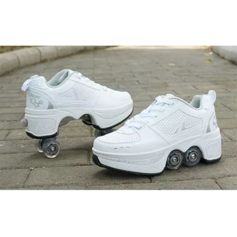 Authentic Heelys shoes deformed shoes children's roller skates double ...