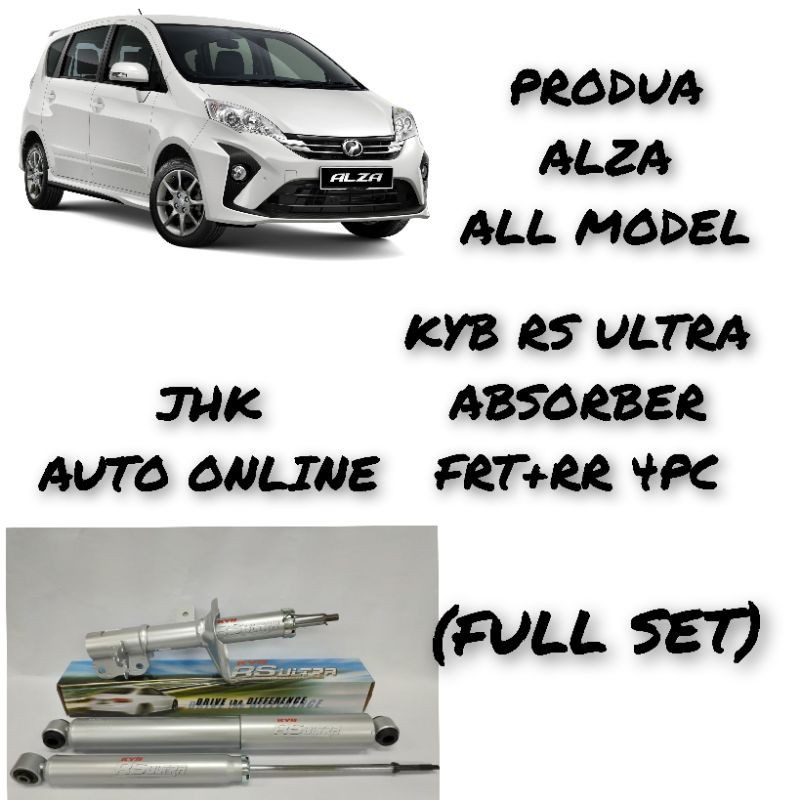 PERODUA ALZA KYB RS ULTRA PERFORMANCE ABSORBER FRONT REAR Shopee Malaysia