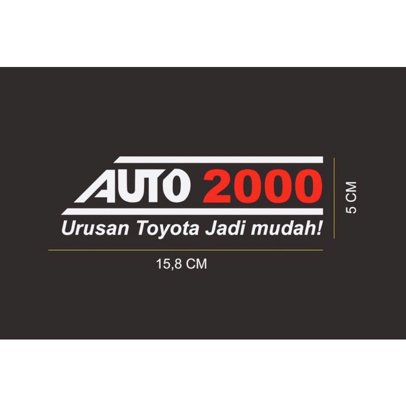 Sticker Auto 2000 | Shopee Malaysia