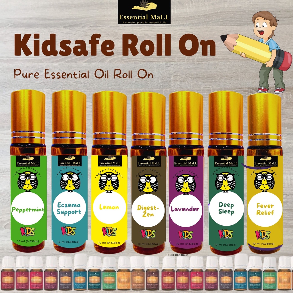 KidSafe Roll On Essential Oil 10ml Pra-cair (Lindungi Anak-Anak Kita ...