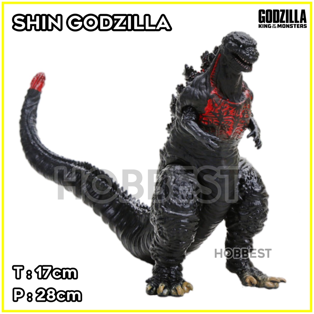 MERAH SHIN GODZILLA - Action Figure Miniature Display Toy Topper Kaiju ...