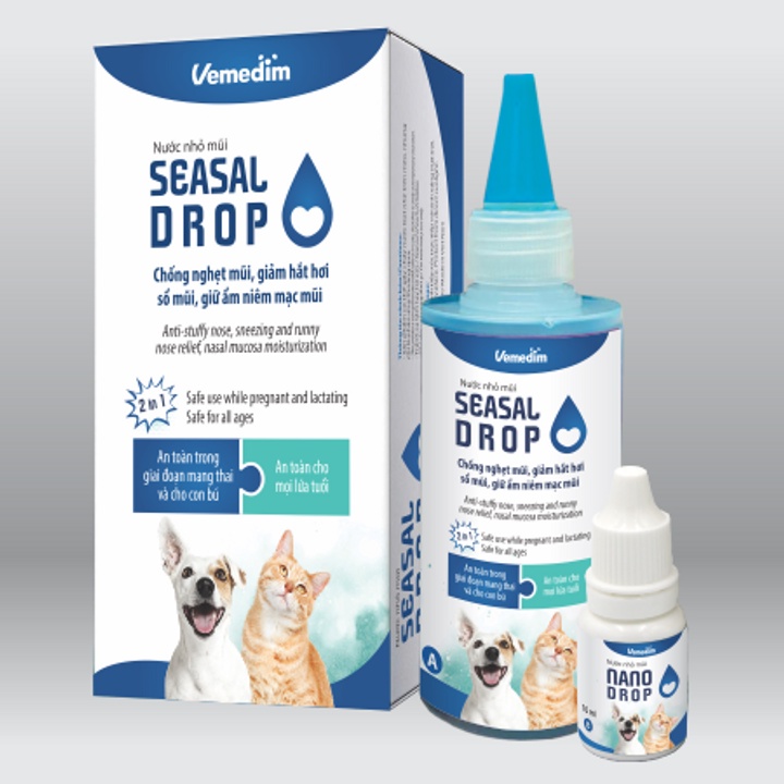 Seasal Drop Nasal Drops Moisturize The Nasal Mucosa For Dogs And Cats