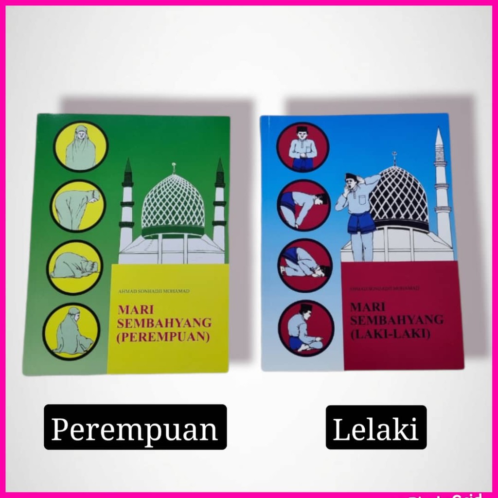 BUKU PANDUAN SEMBAHYANG BERGAMBAR - MUDAH BELAJAR CARA AMBIL WUDUK DAN ...