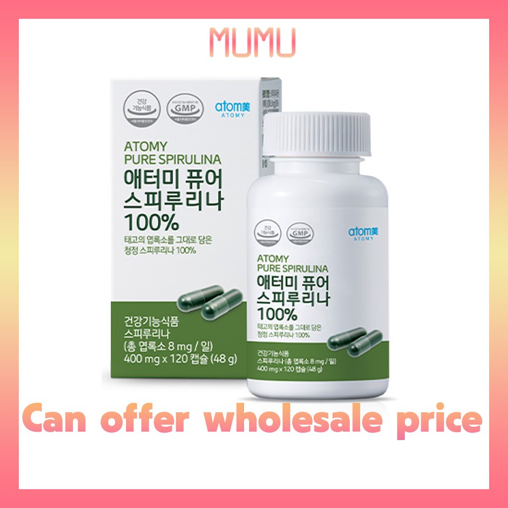 Atomy / 100 pure spirulina from korea 400mg *120 / 48g From Korea