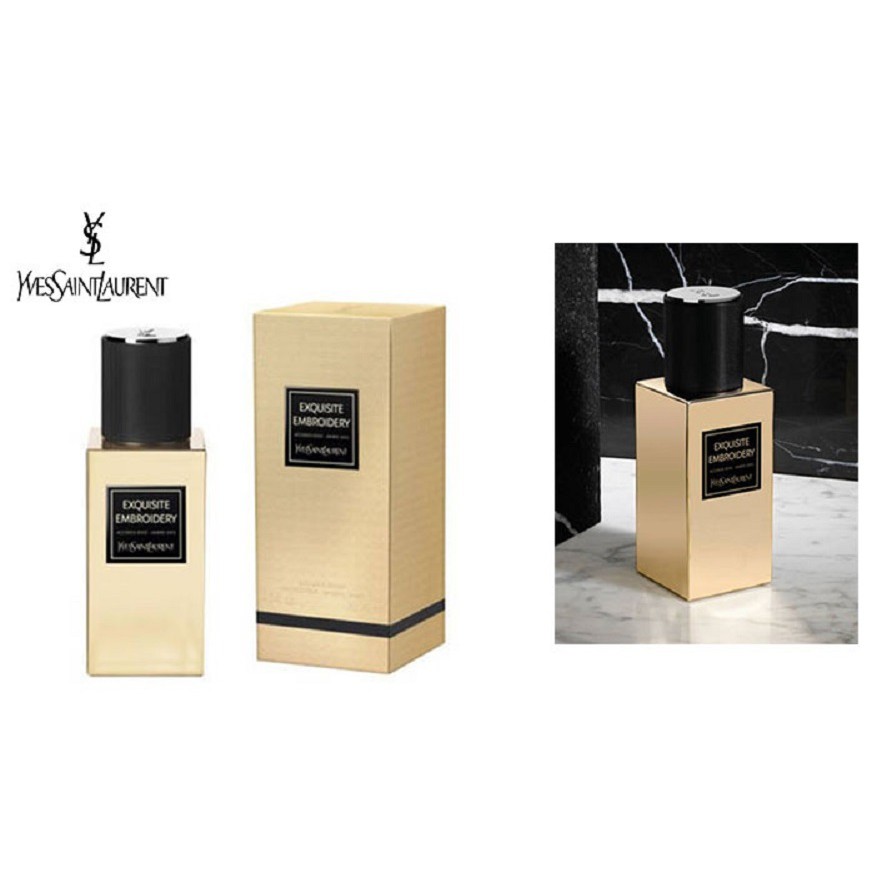 YVES SAINT LAURENT EXQUISITE EMBROIDERY ACCORDS ROSE AMBRE GRIS EDP M W 75ML Shopee Malaysia